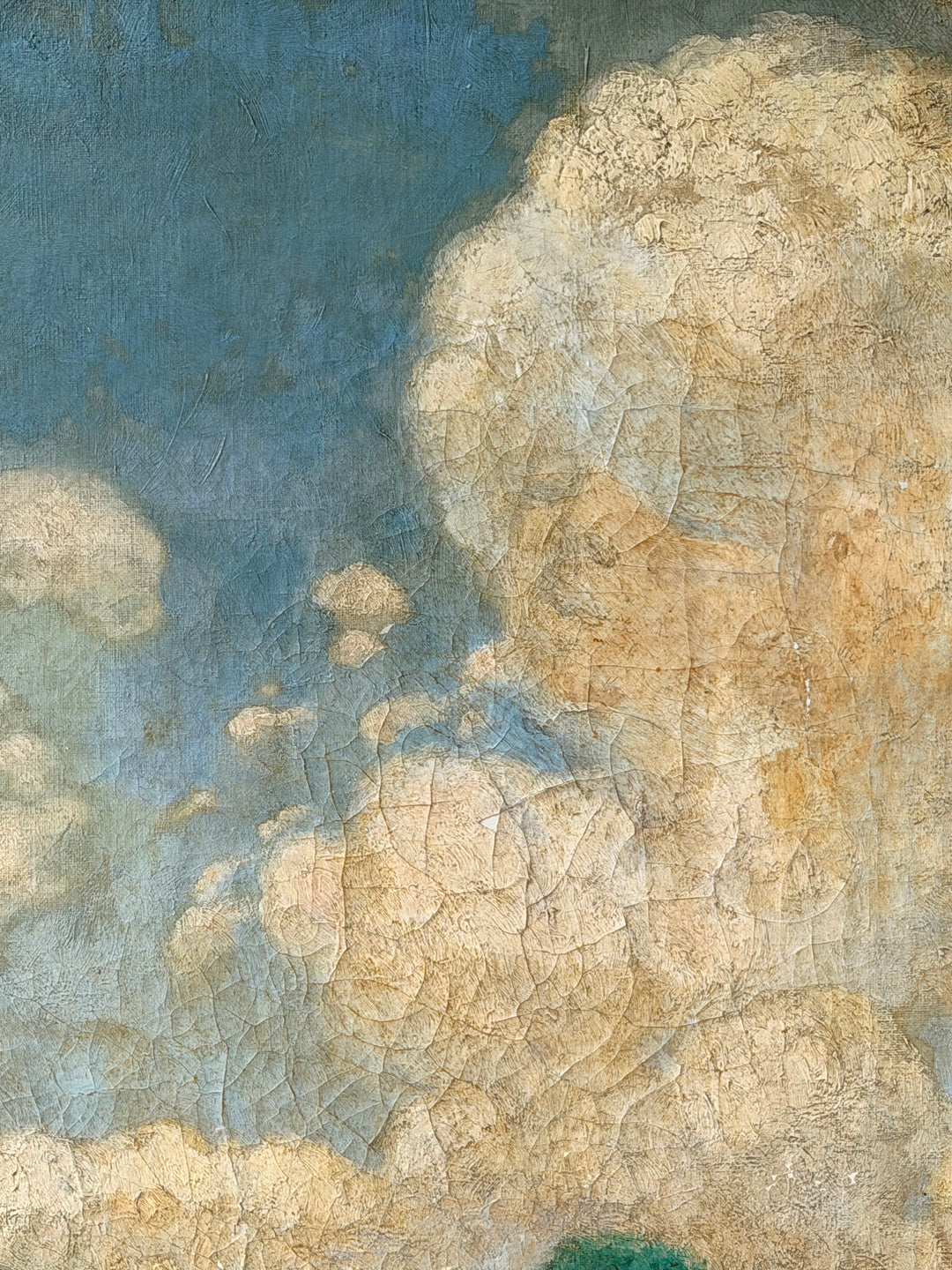 Late 19th Century French Mediterranean Coastal Landscape with Cypress Trees