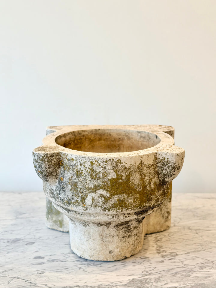Antique Italian Stone Water Basin
