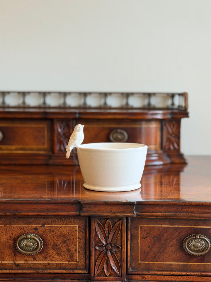 Resting Bird Floral Pot