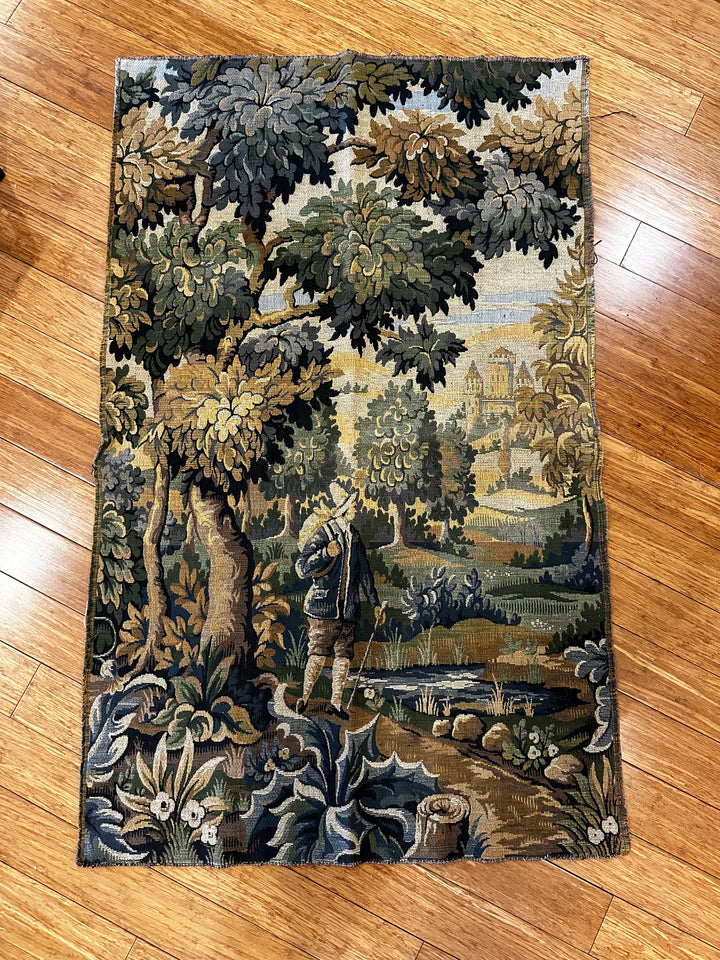 Vintage French Verdure Tapestry