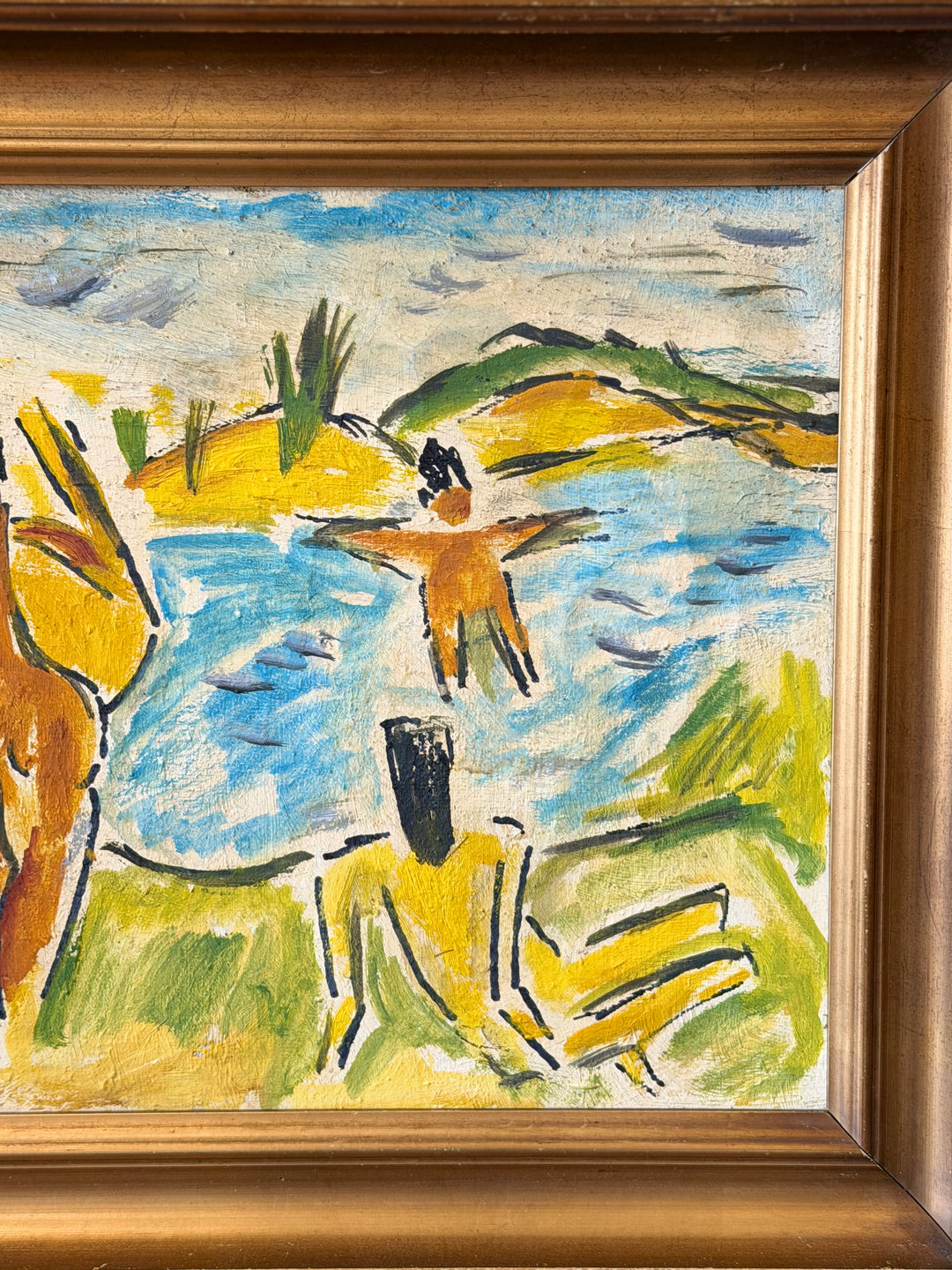 French Expressionist Summer Landscape - 1940s