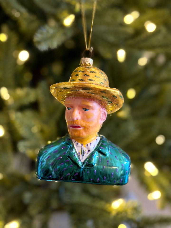 Vincent Van Gogh Glass Ornament