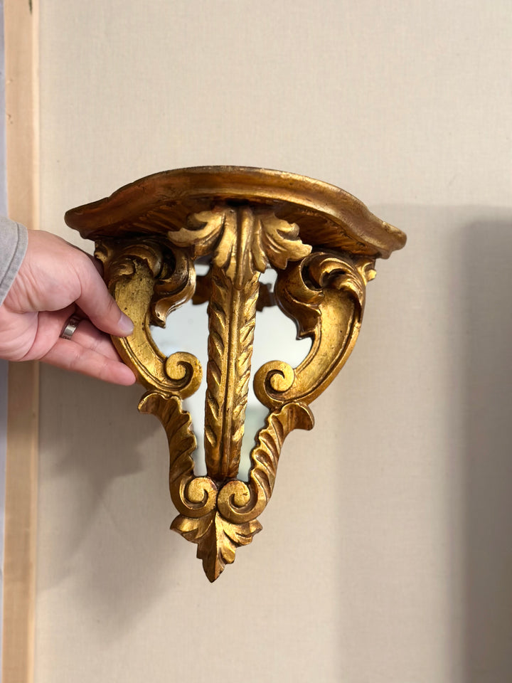 Gilt Wood Florentine Wall Sconce