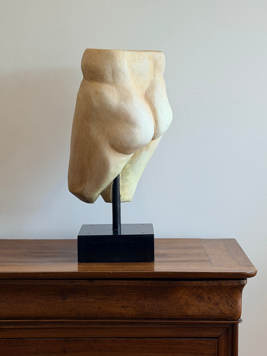 Monumental Plaster Female Torso Sculpture - 20th Century