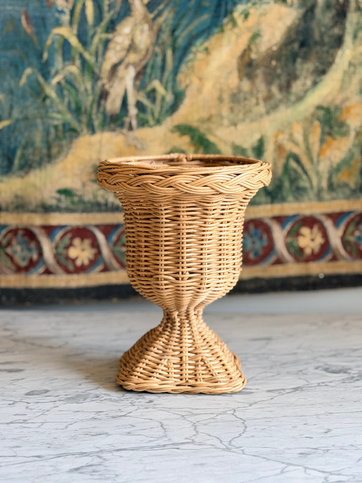 Small Wicker Urn