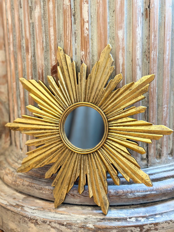 Gilded Sunburst Mirror