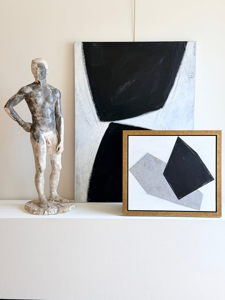 Artist’s Studio Plaster Figure of a Standing Male Nude, 20th Century