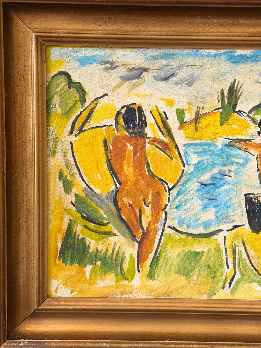 French Expressionist Summer Landscape - 1940s