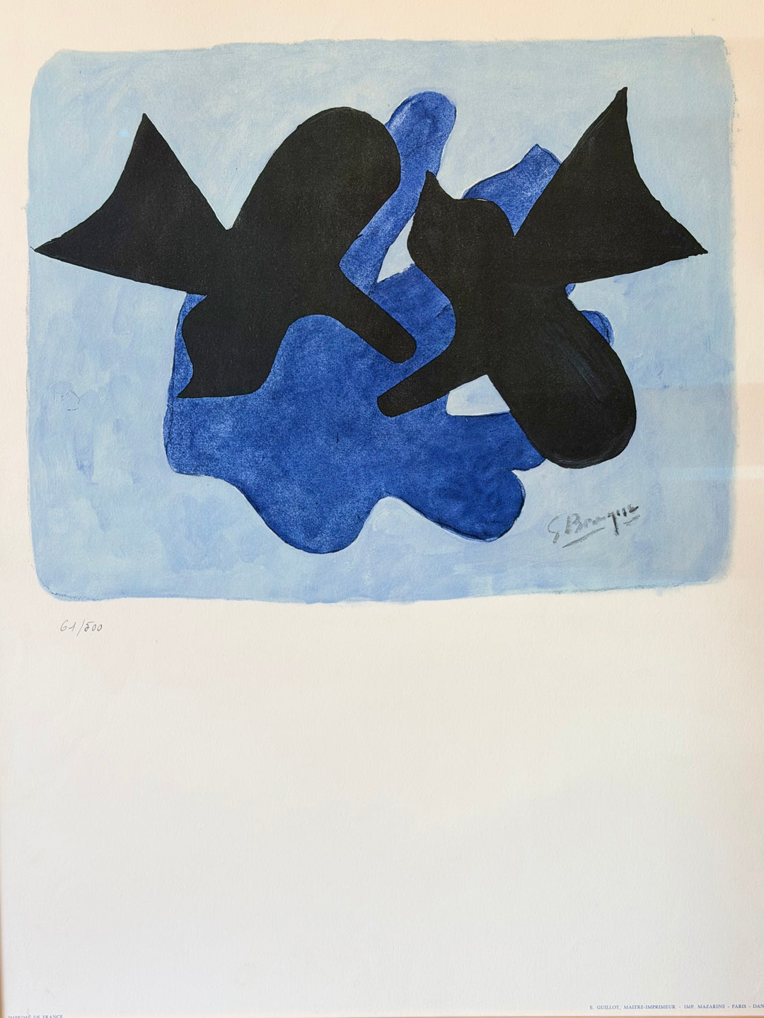 Georges Braque, Pélias et Nélée, 1963 — Colour Lithograph