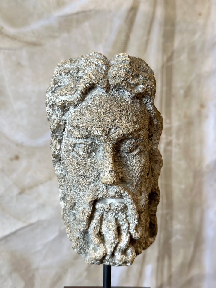 Mounted Zeus Bust