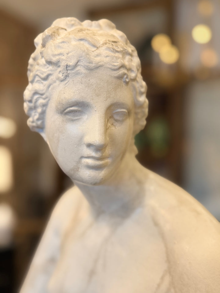 Tall Classical Studio Plaster Statue, 20th Century