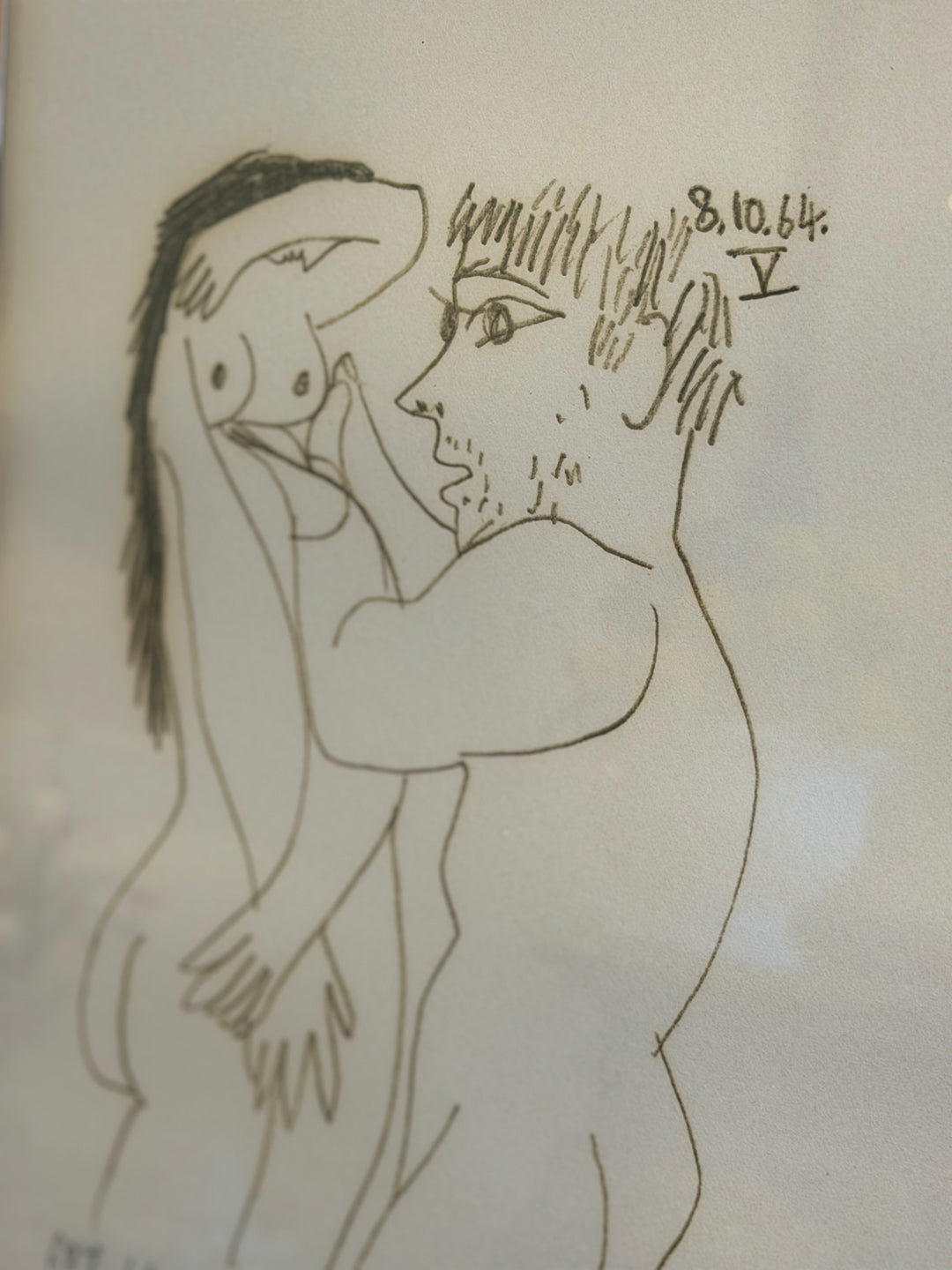 La Femme Idéale,Lithograph, 1964 - Pablo Picasso