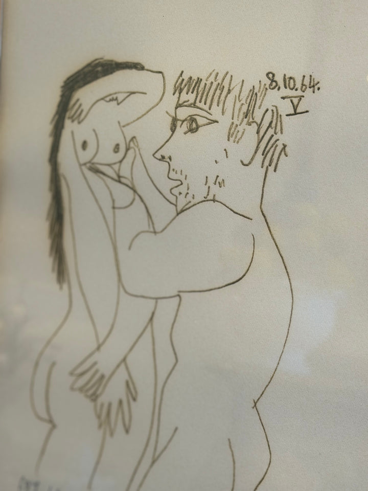 La Femme Idéale,Lithograph, 1964 - Pablo Picasso