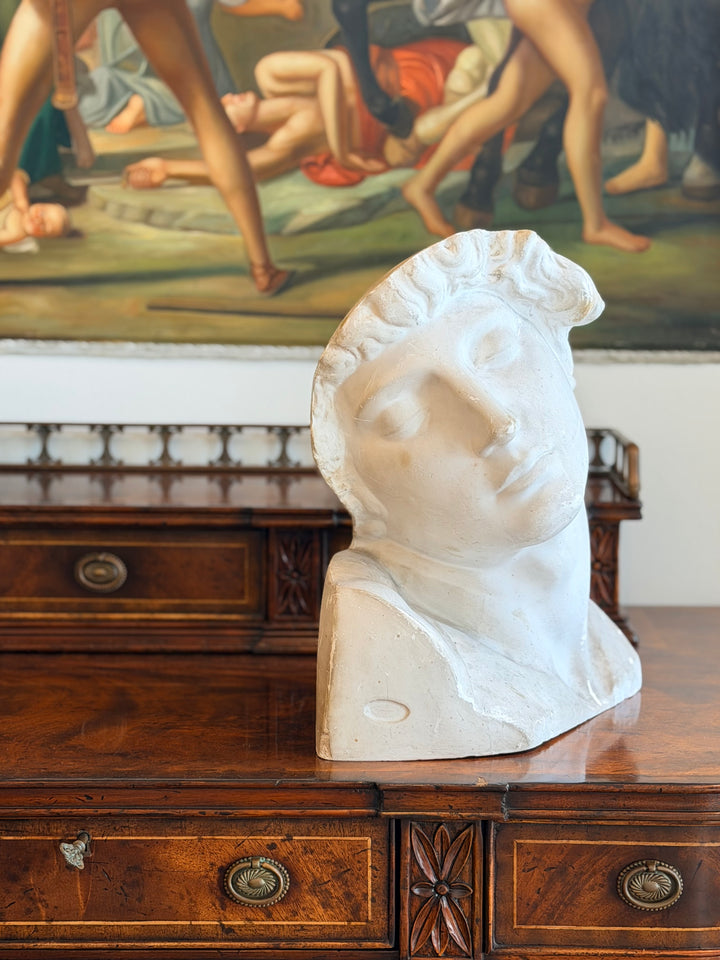 Early 20th Century Plaster Bust after Michelangelo