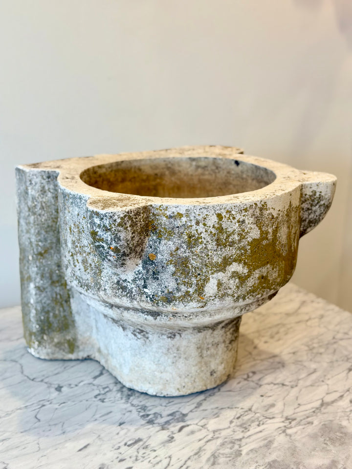 Antique Italian Stone Water Basin