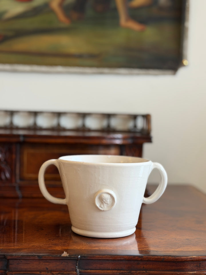 Intaglio Floral Amphora