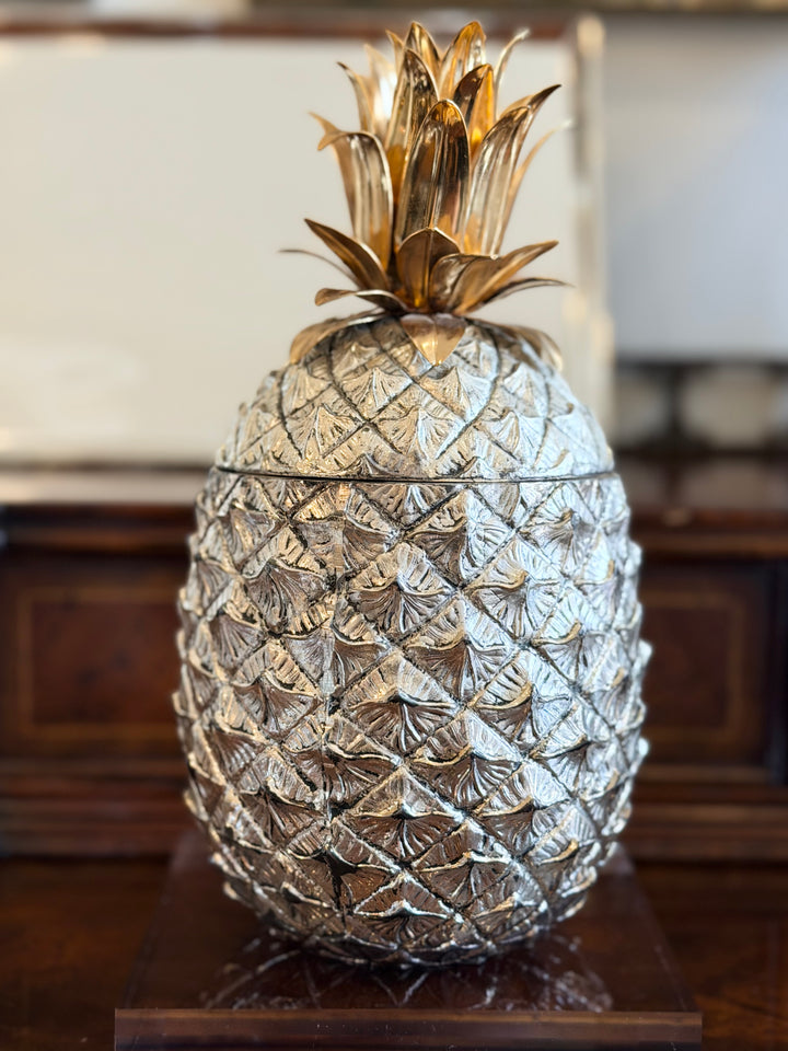 Italian Mauro Manetti Pineapple Ice Bucket 1970's