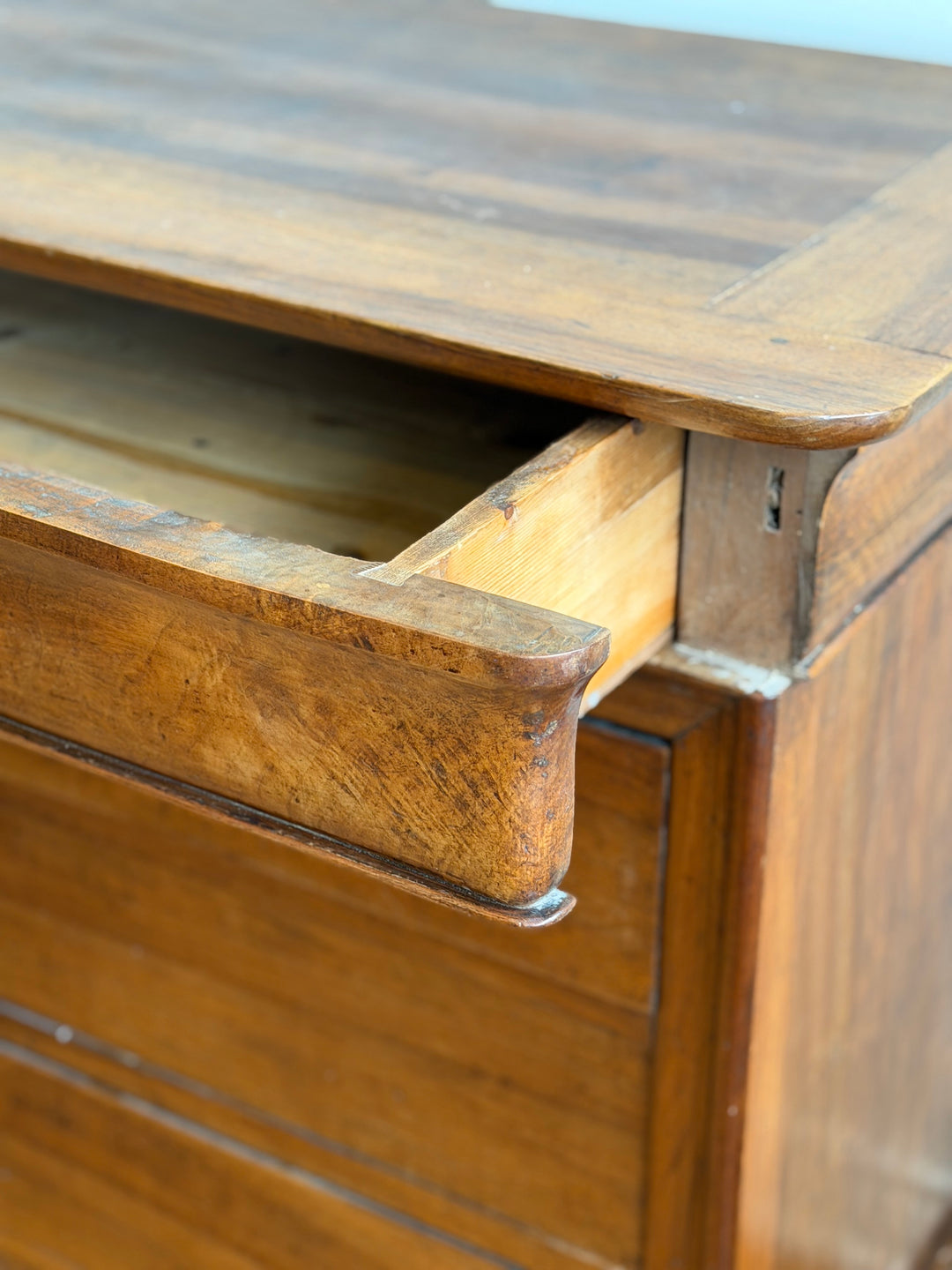 19th Century French Louis Philippe Walnut Commode