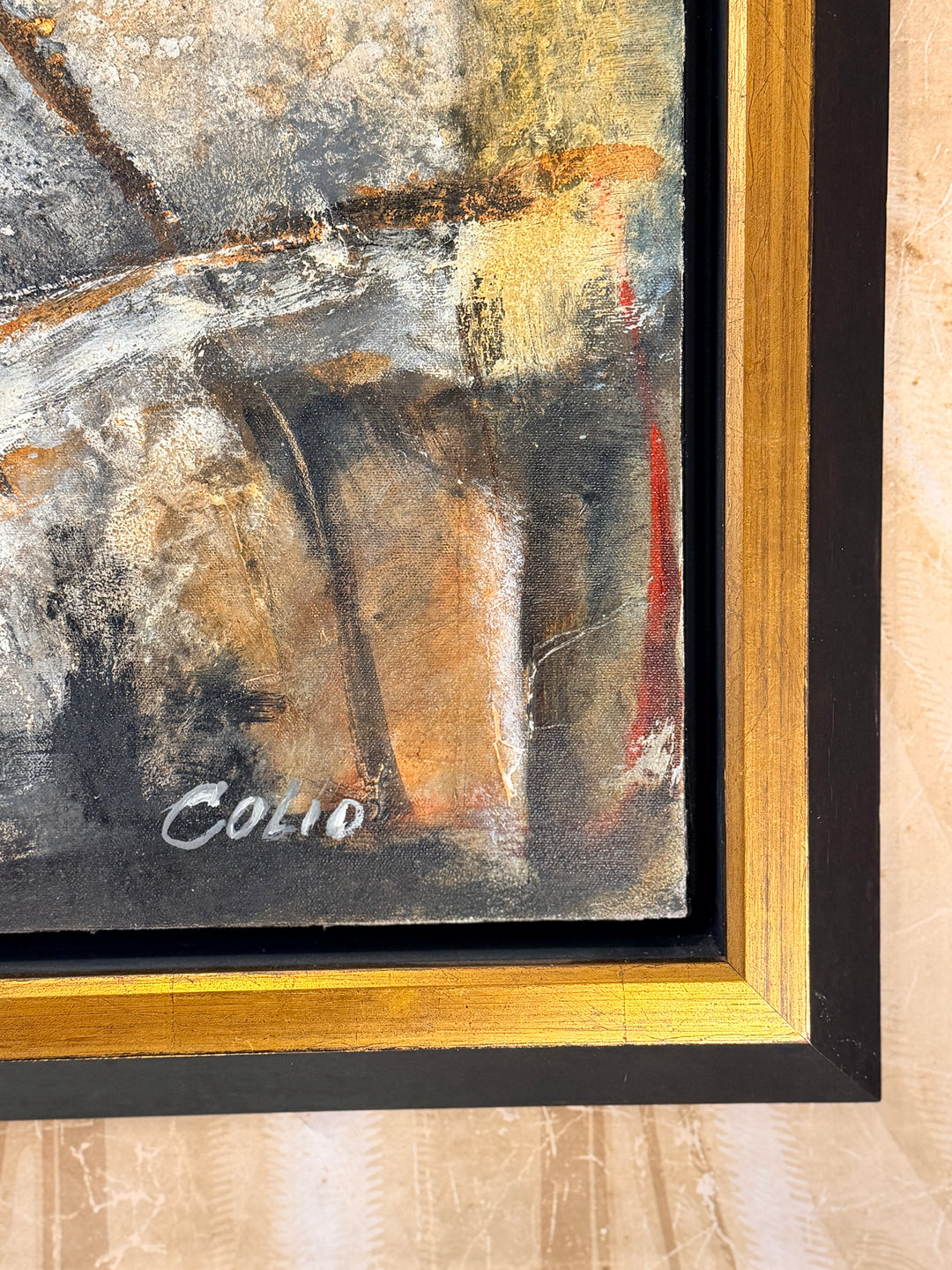 Large Abstract Figurative Oil Painting
