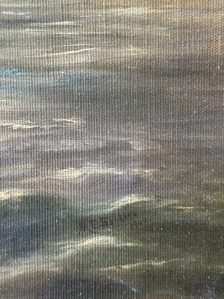 English School Landscape Oil Painting 1900