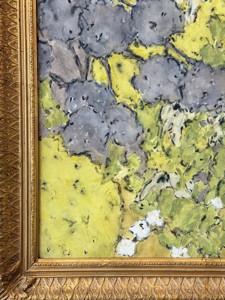 Canopy in Ochre — Contemporary Abstract Botanical Painting