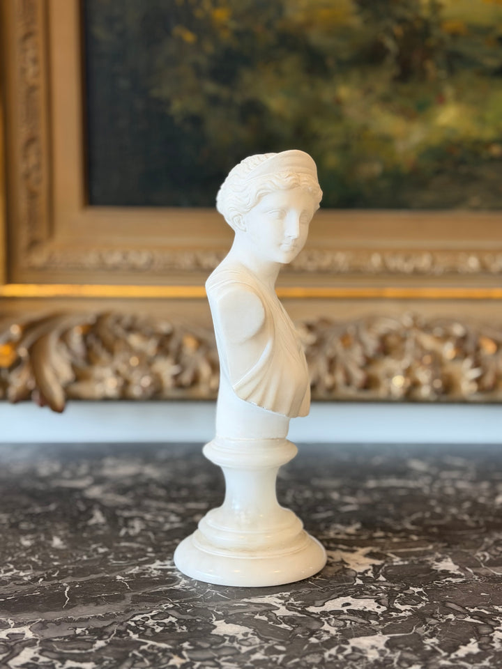 Italian Grand Tour Marble Bust of Diana, 20th Century