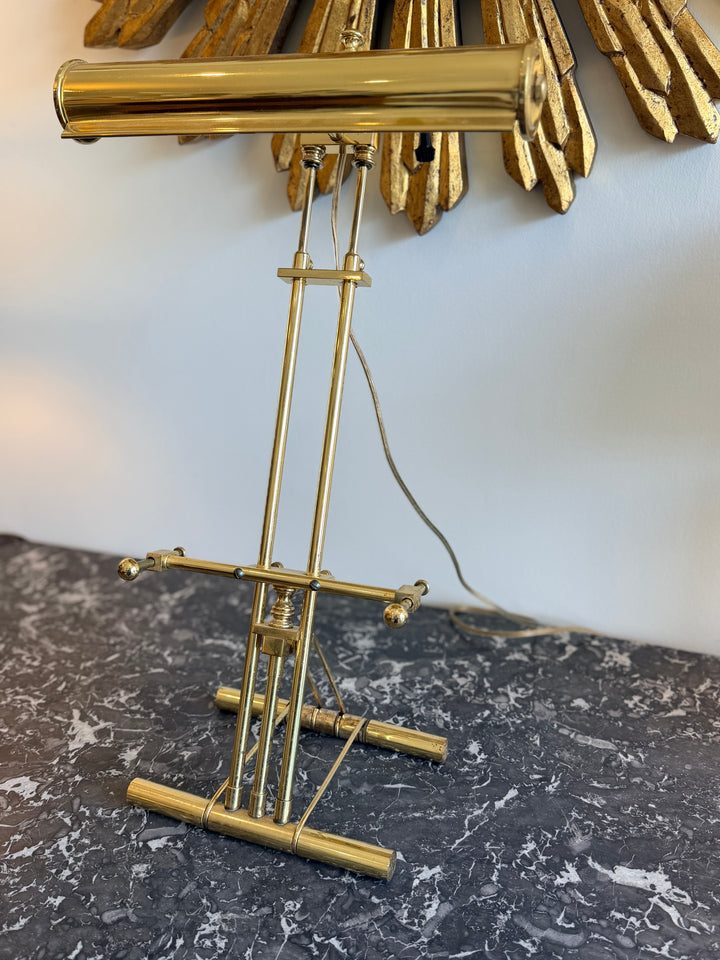 Brass Table Easel Light