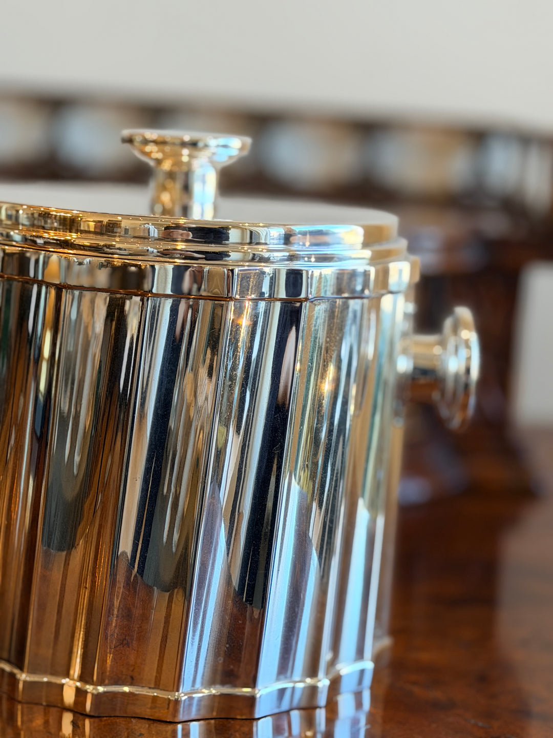 Art Deco Style St. James Silver-Plated Ice Bucket - Brazil