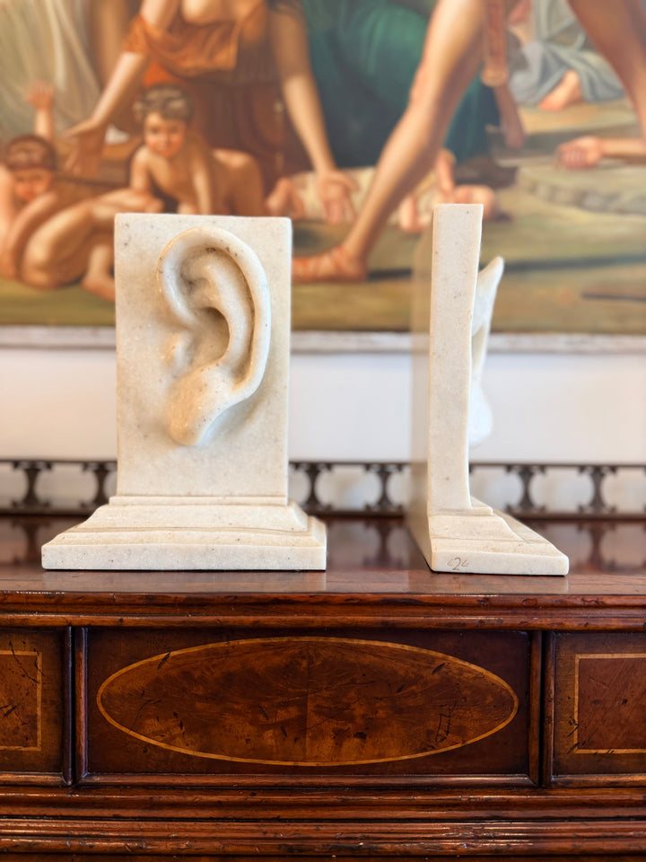 Pair of Sculptural Anatomical Ear Bookends