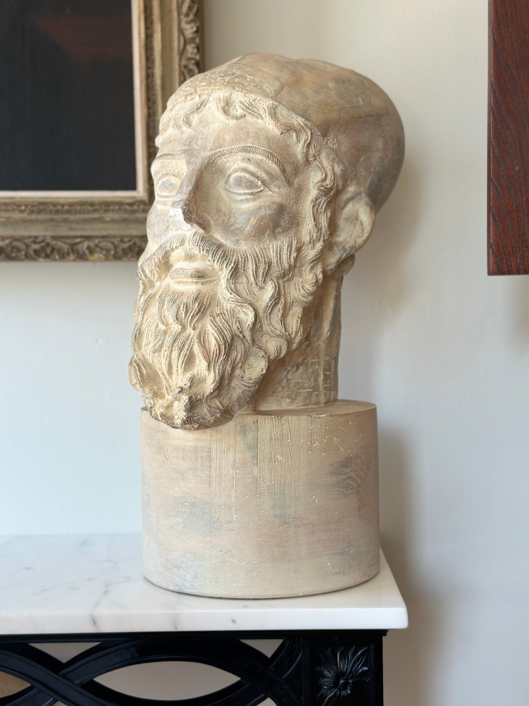 Large Plaster Zeus Statue