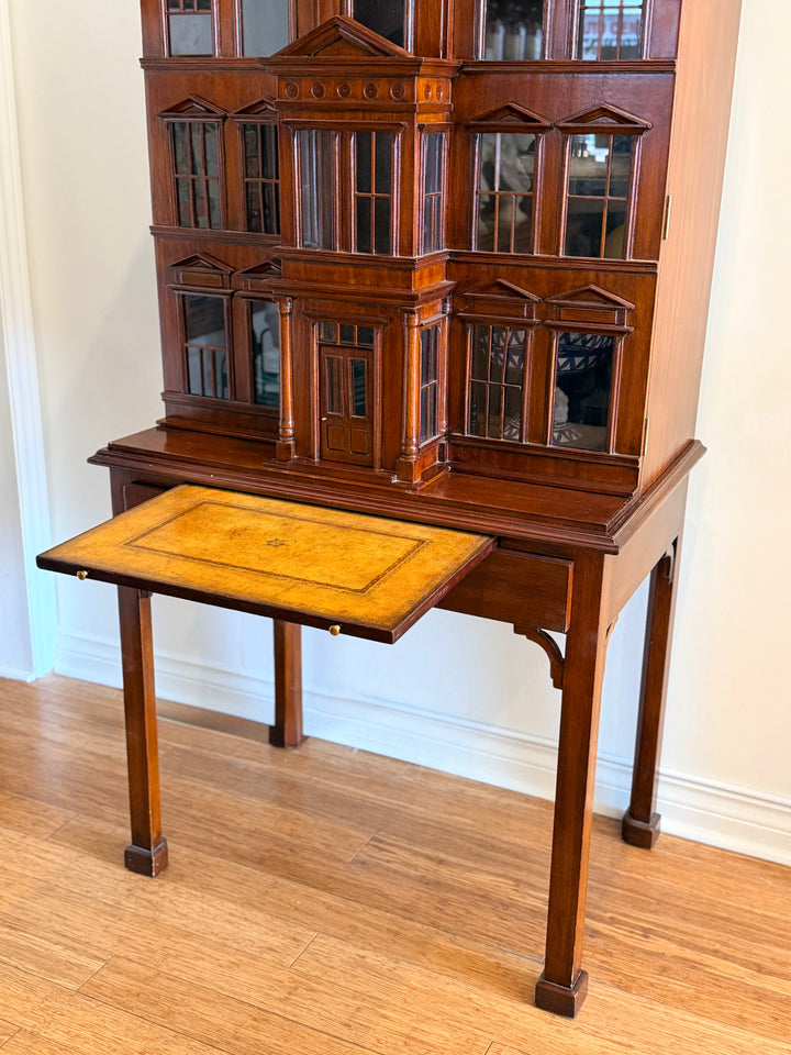 20th Century Mahogany Doll House Bar Cabinet - Maitland Smith