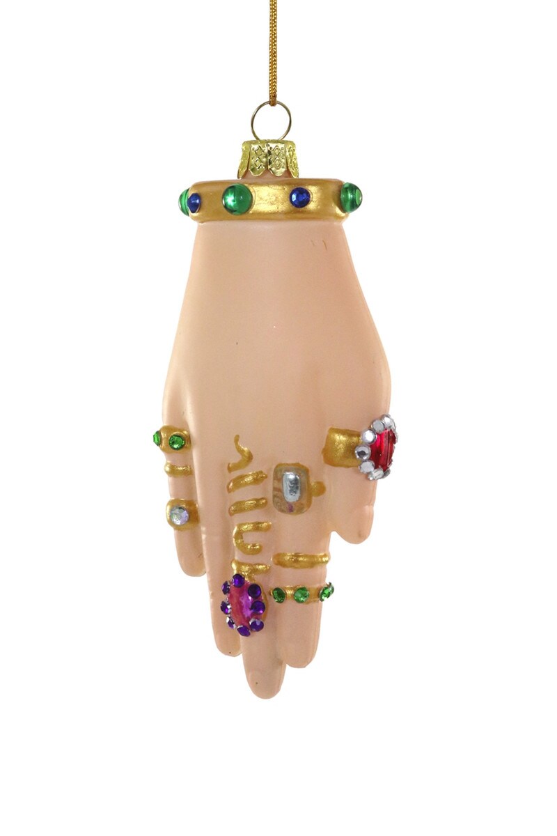 Jeweled Hand Ornament