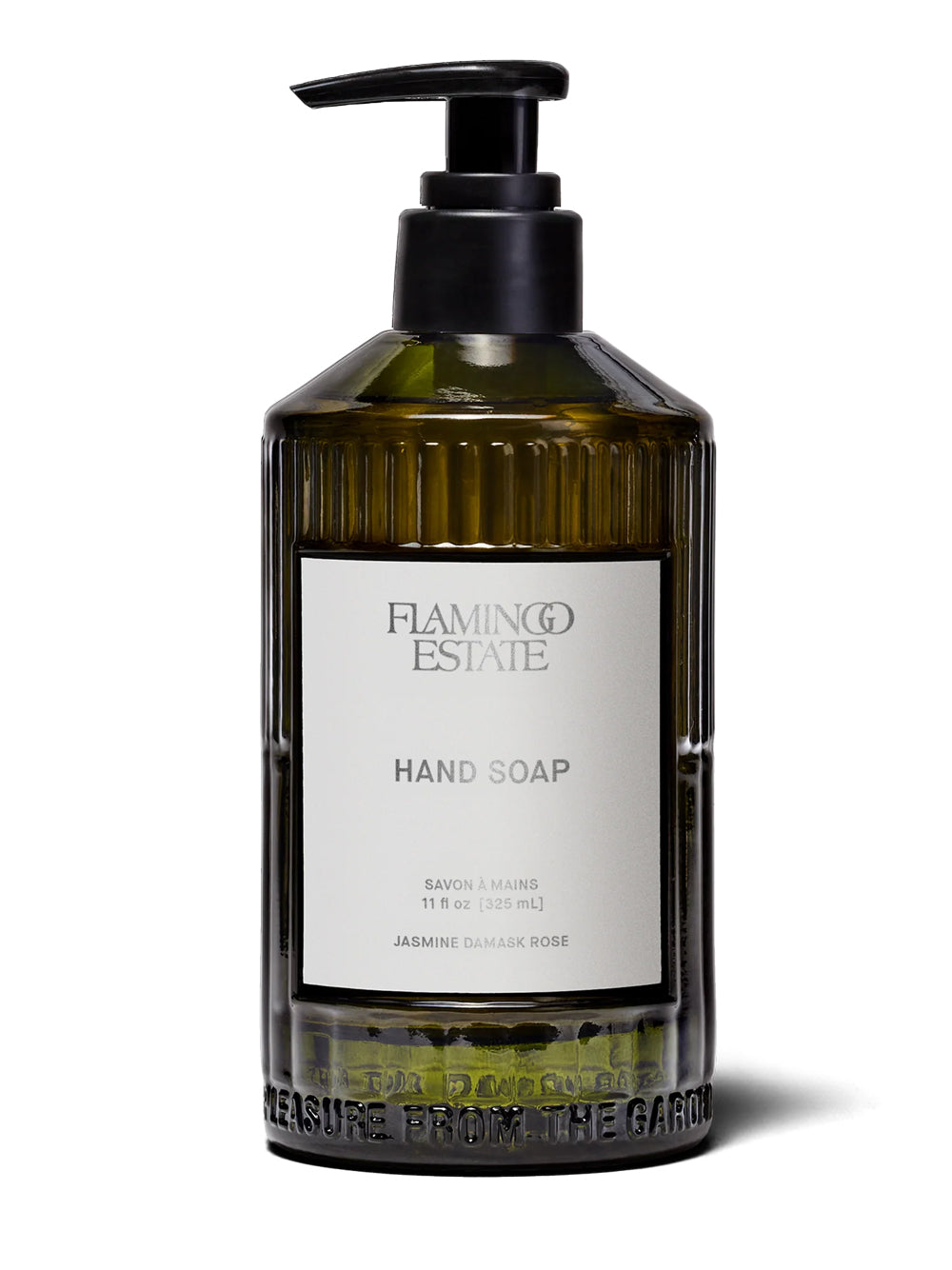 Flamingo Estate Jasmine Damask Rose Glass Hand Soap