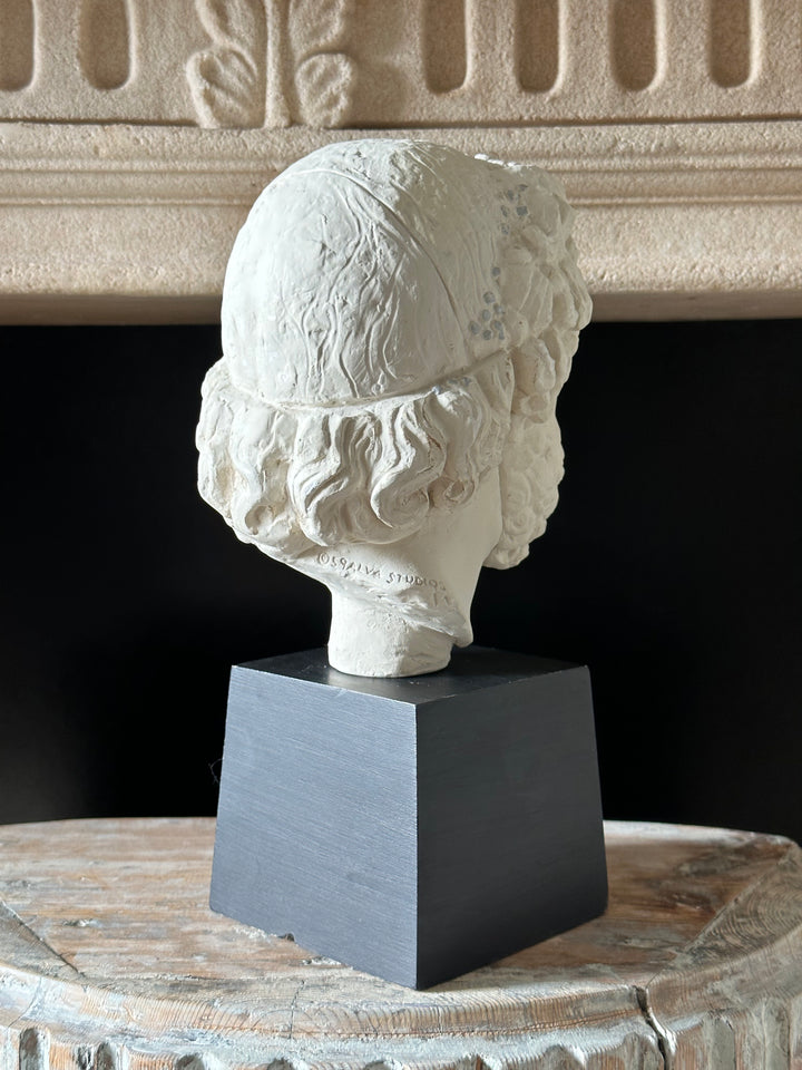 Plaster Mounted Bust