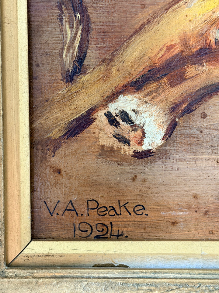 Reclining Lion in an Open Landscape
English School, 1924