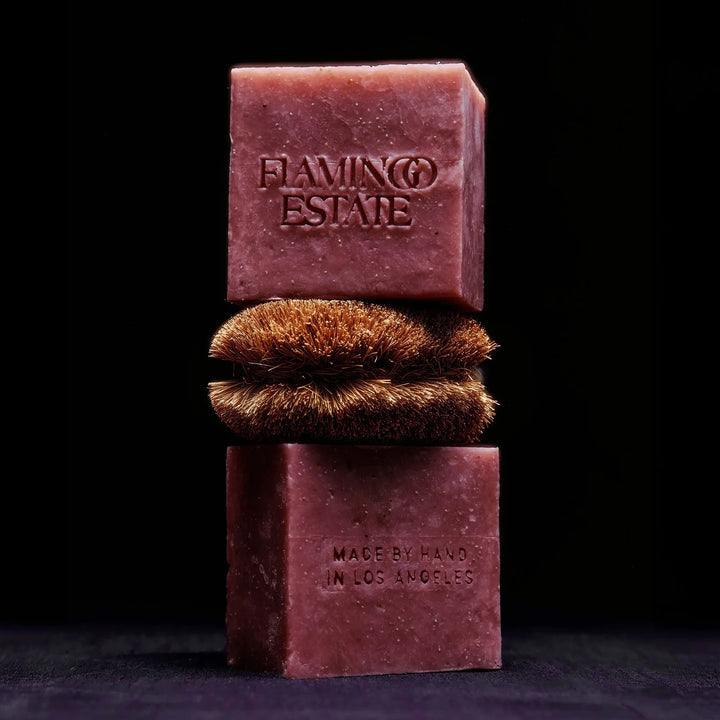 Flamingo Estate Sappho Fig Exfoliating Soap Brick