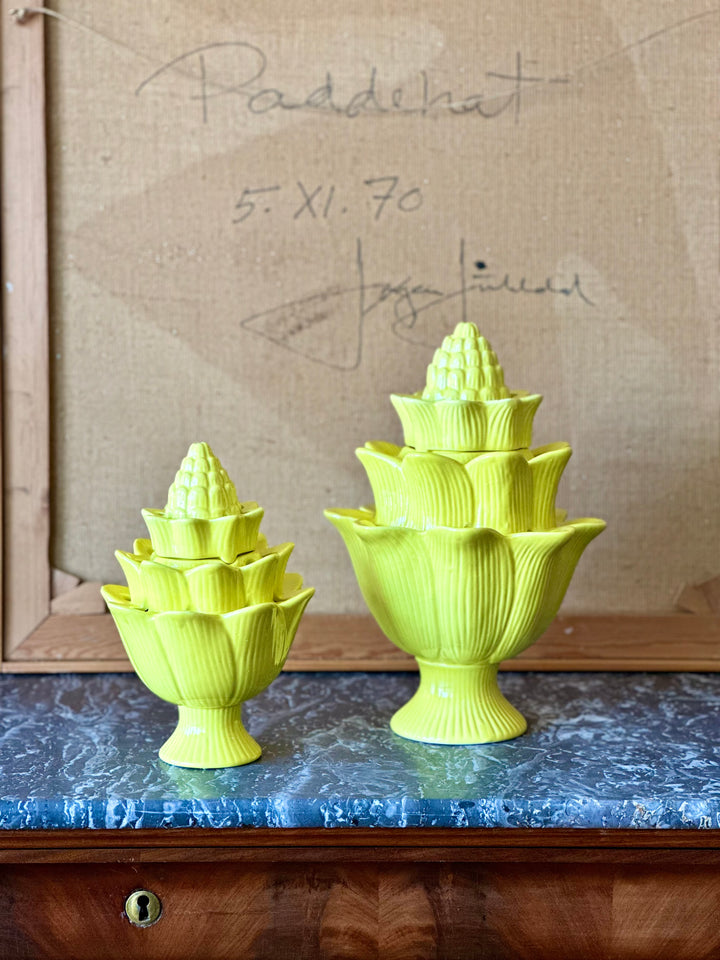 Artichoke Tulipiere - Yellow Floral Vase