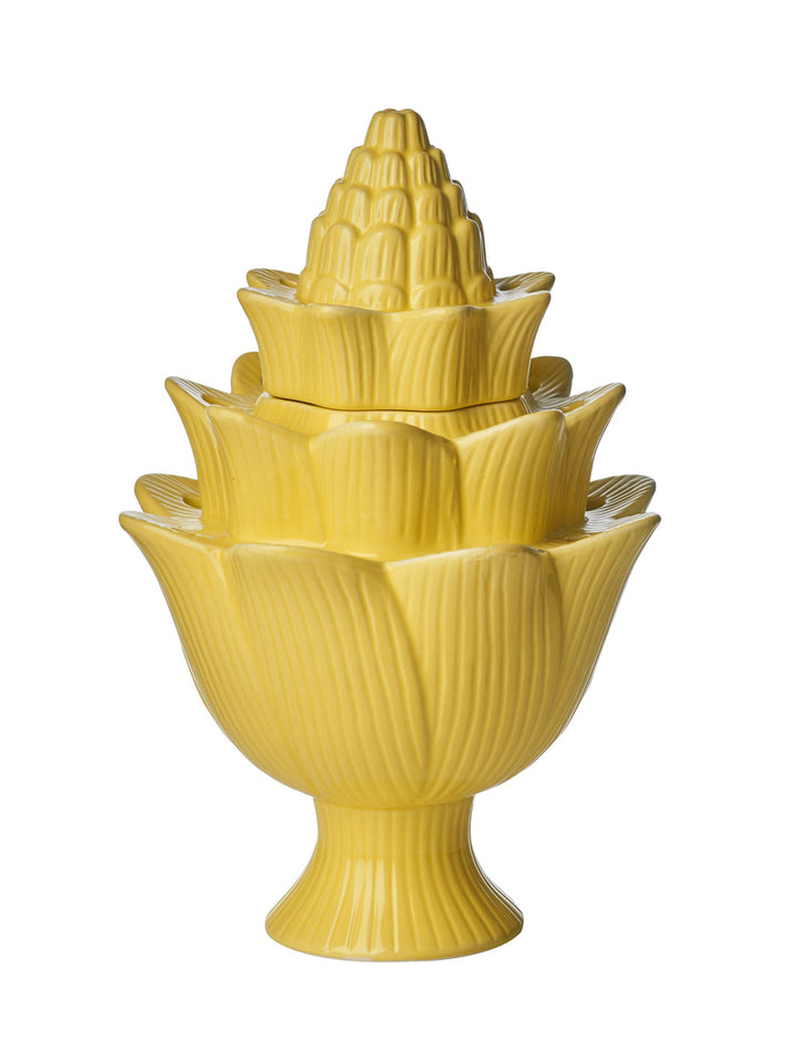 Artichoke Tulipiere - Yellow Floral Vase