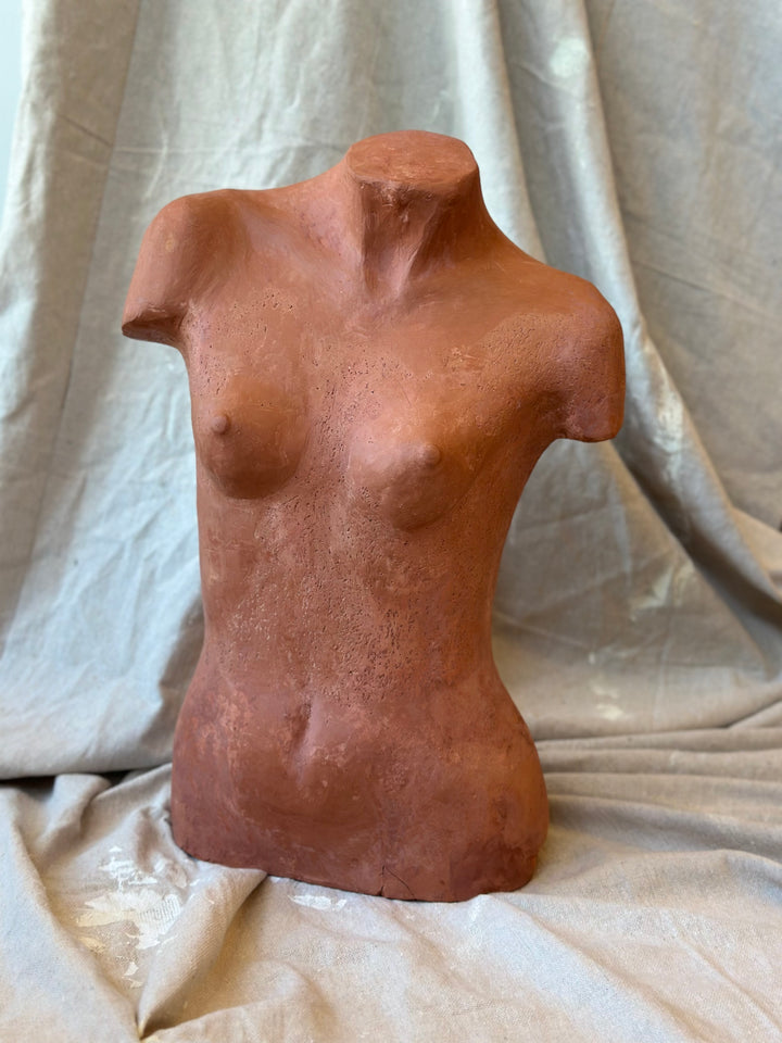 Artist’s Study of a Female Torso, 1970s, Terracotta — Italy
