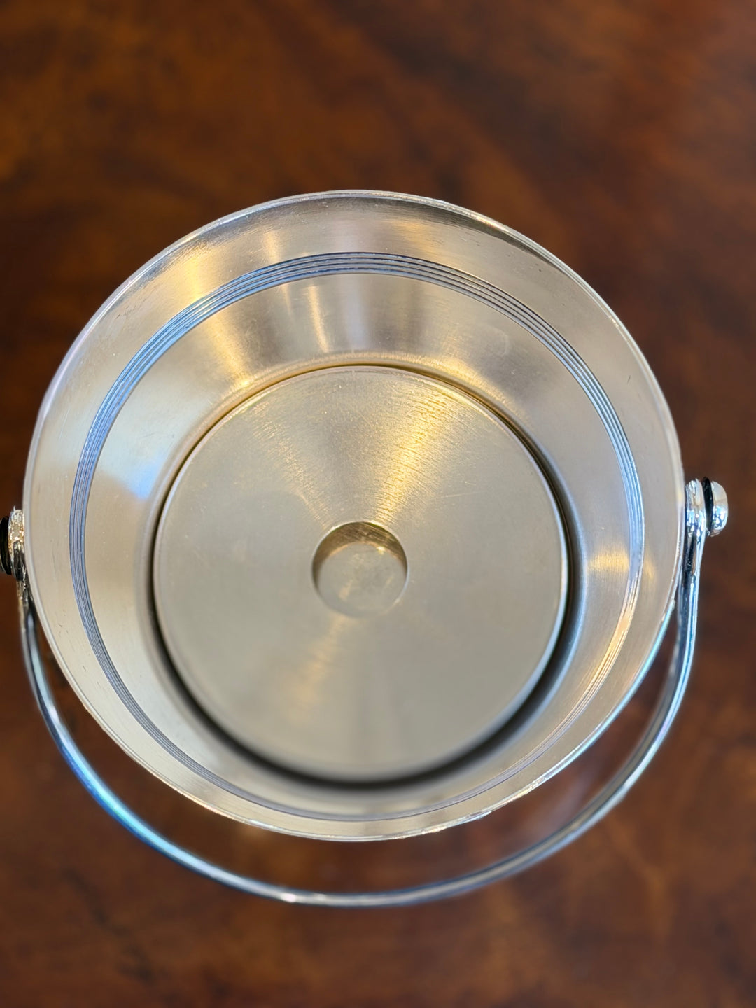 Christofle “Biarritz” Silver Plate Ice Bucket — Gallia Collection, 1950s