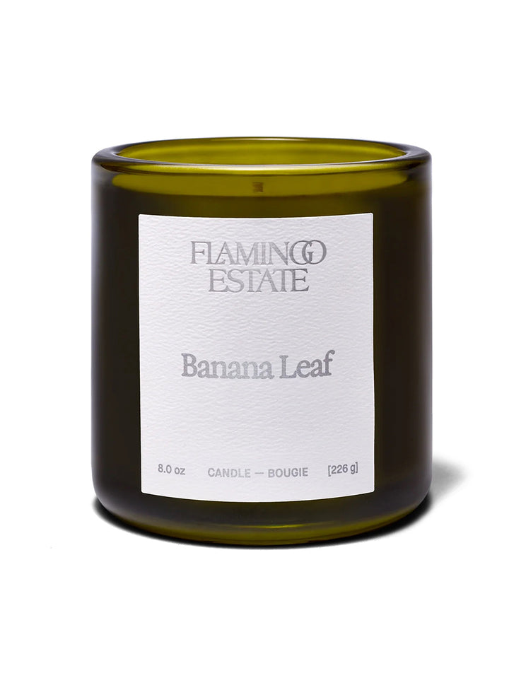Flamingo Estate Banana Leaf Candle
