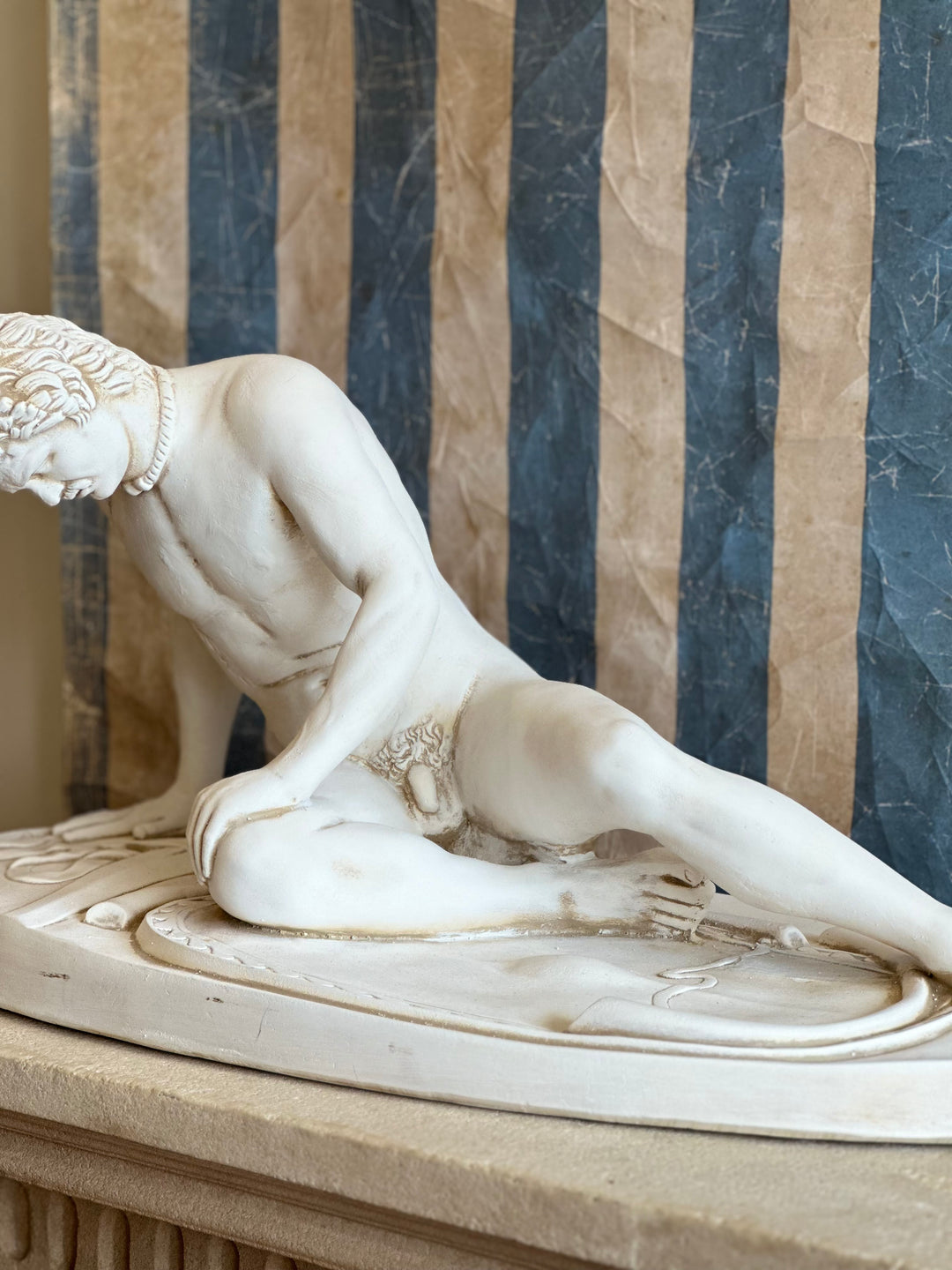 Grand Dying Gaul Plaster Sculpture