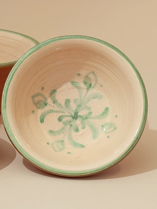 Green Granaíno Spanish Ceramic Bowls