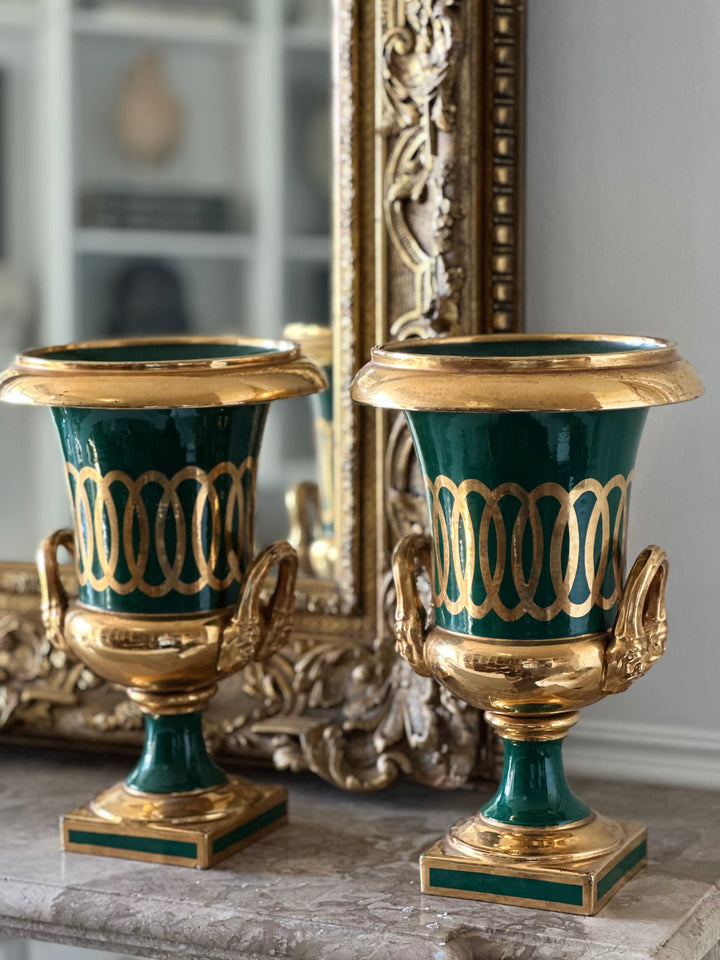 Italian ZACCAGNINI Urn - Pair