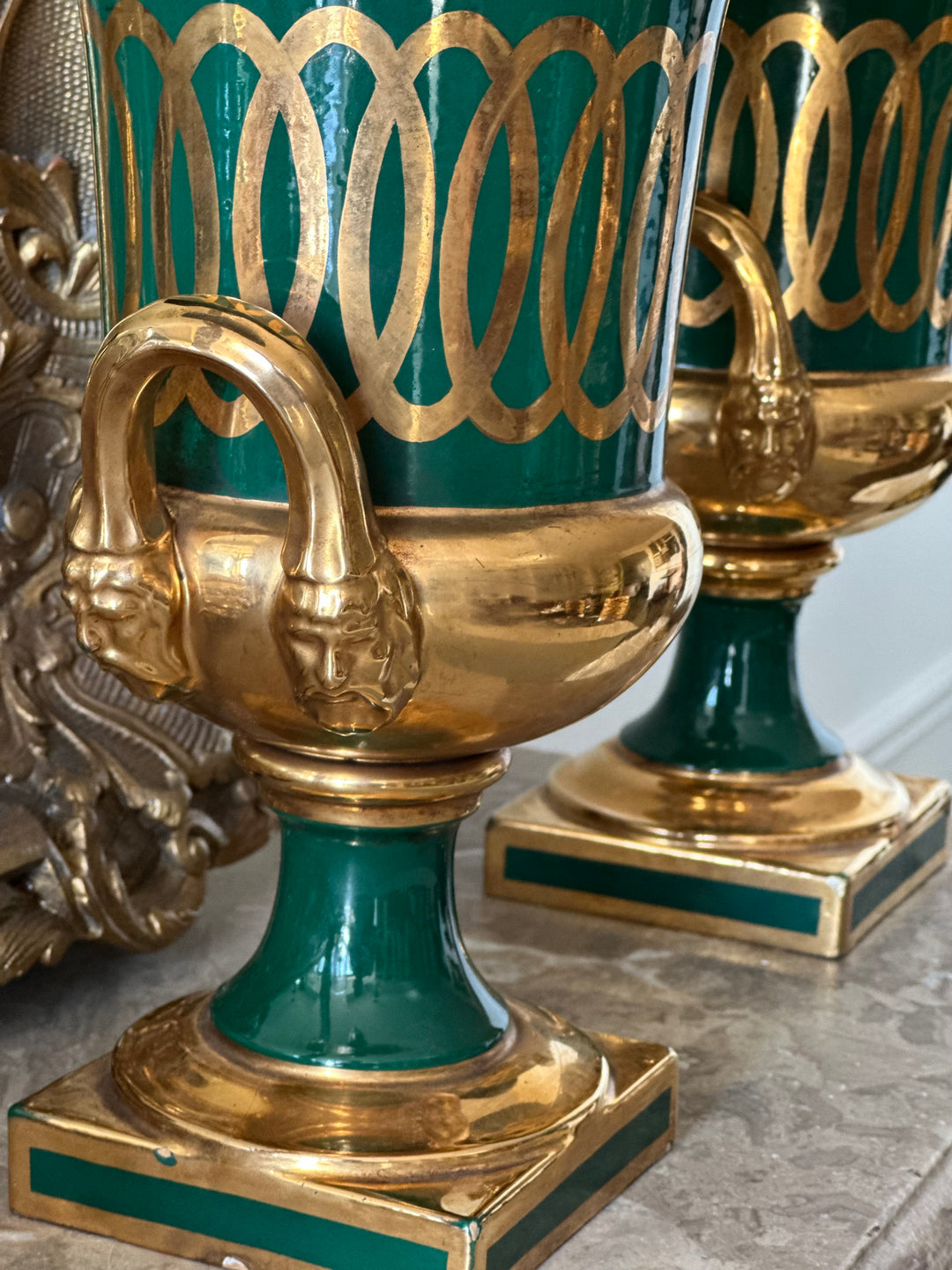 Italian ZACCAGNINI Urn - Pair