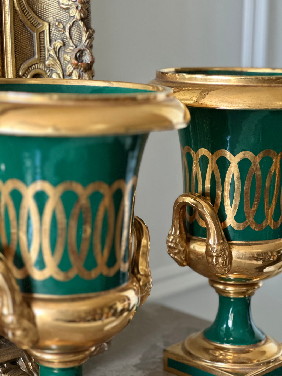 Italian ZACCAGNINI Urn - Pair