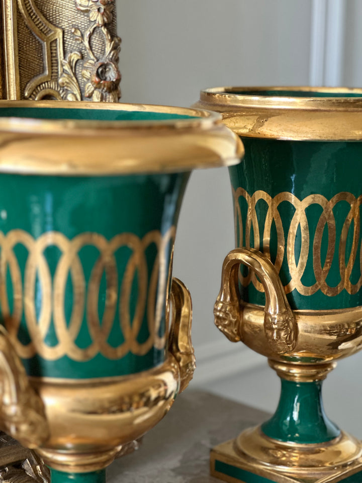 Italian ZACCAGNINI Urn - Pair