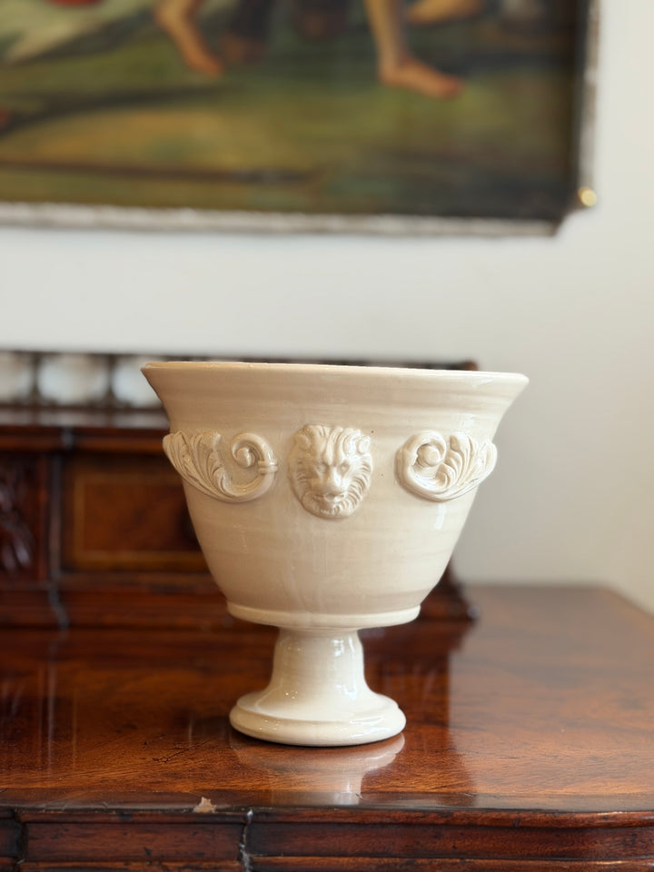 Lion Scroll Footed Vase