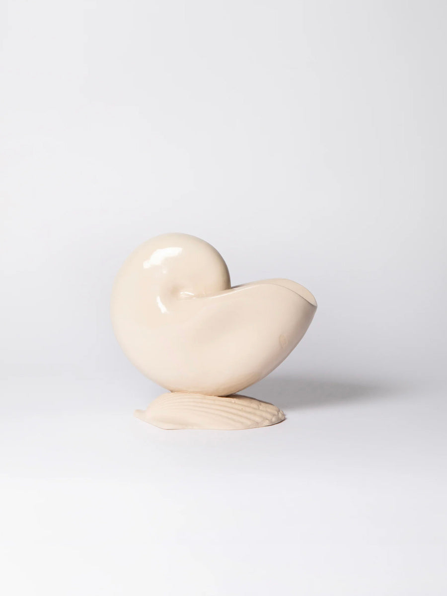 Nautilus Candle Holder - Bianco