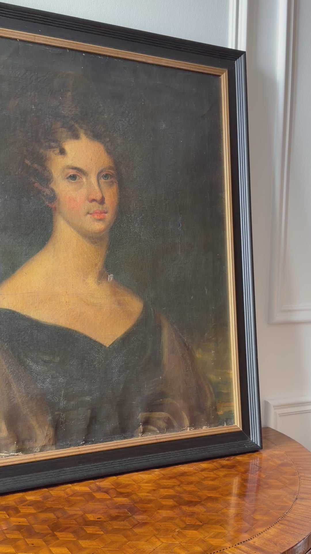 Academic Study of a Young Woman, Oil on Canvas, English School — 19th Century